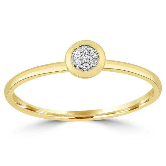 Diamond Cluster Ring