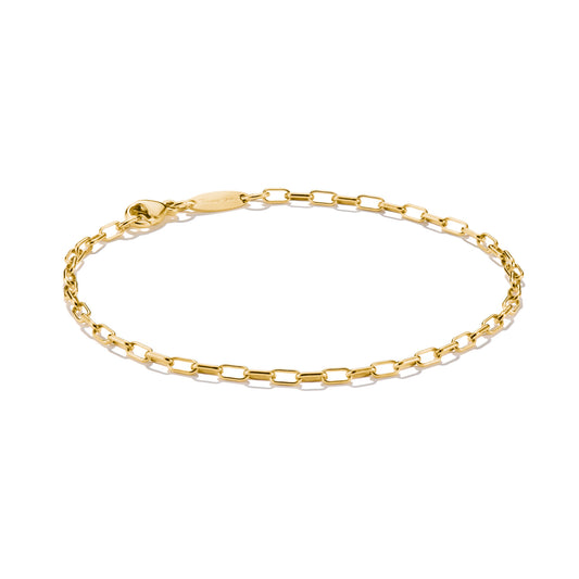 Charm Bracelet Paperclip - Gold Plated