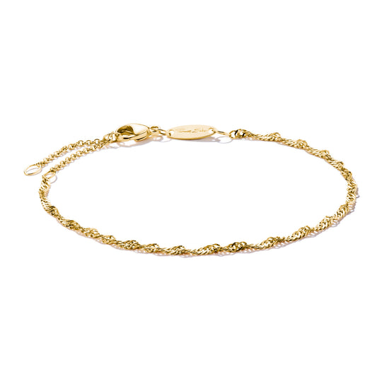 Charm Bracelet Singapore Design - Gold-Plated