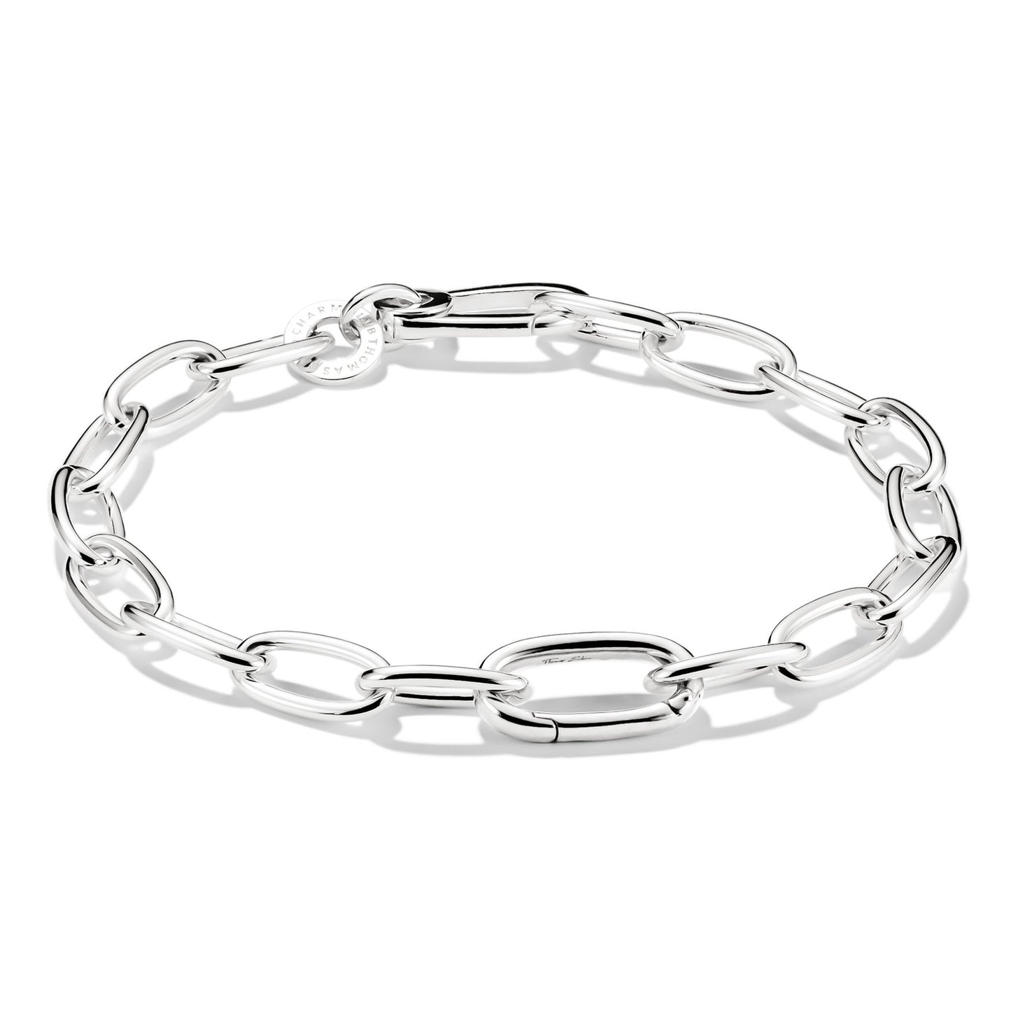 Charm Bracelet with Connect Link - Silver