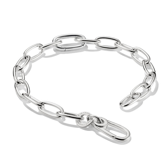 Charm Bracelet with Connect Link - Silver