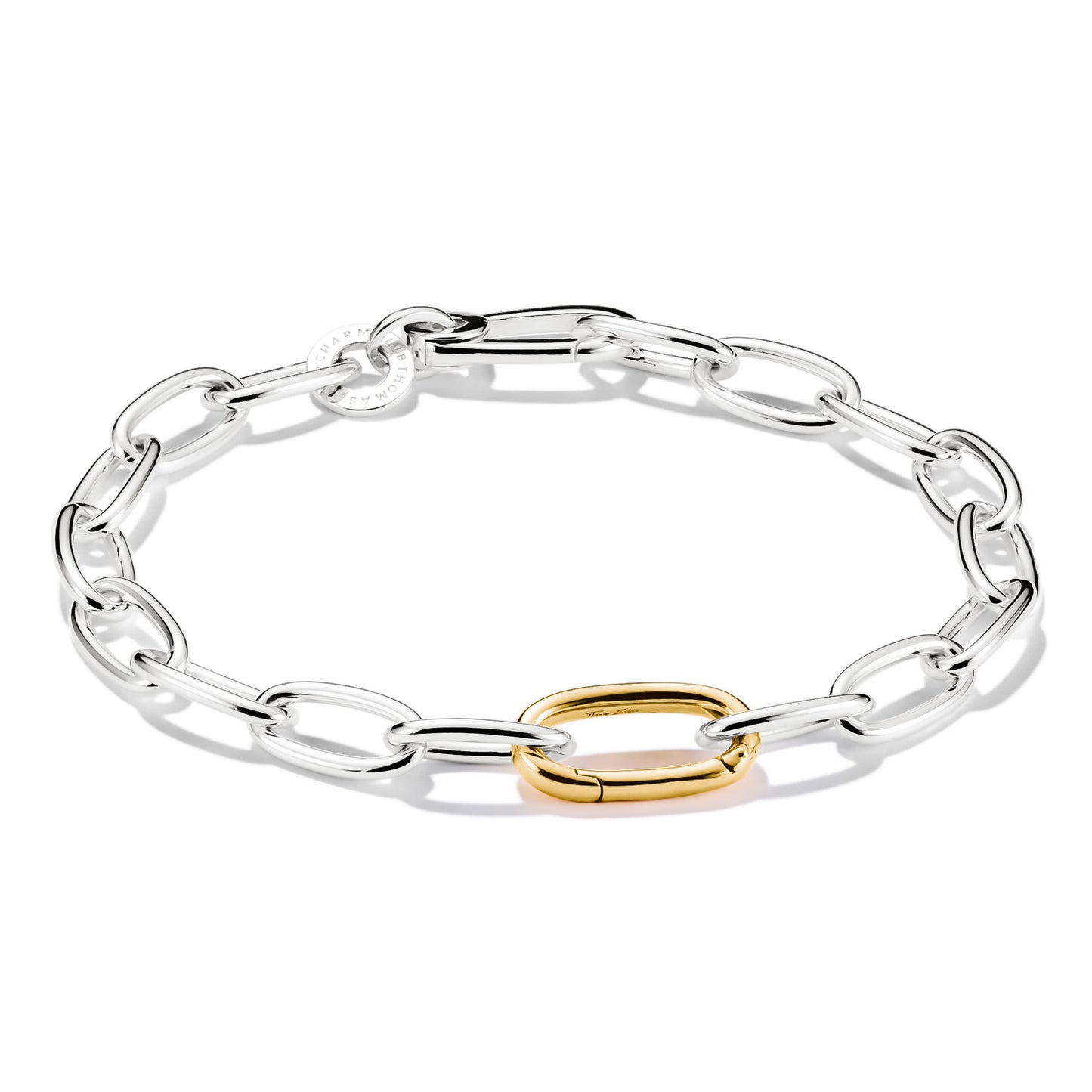 Charm Bracelet Bi-Colour with Connect Link