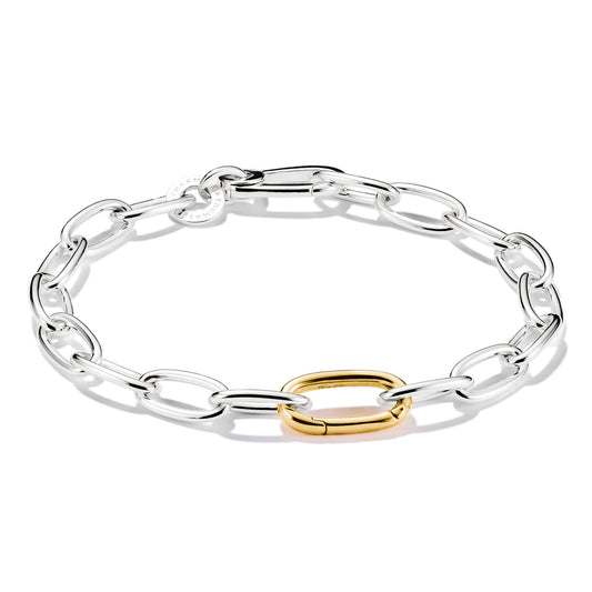 Charm Bracelet Bi-Colour with Connect Link
