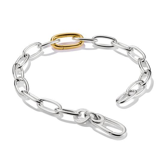 Charm Bracelet Bi-Colour with Connect Link
