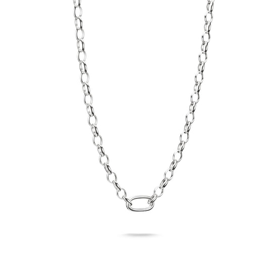 Connect Charm Necklace Silver - 50cm