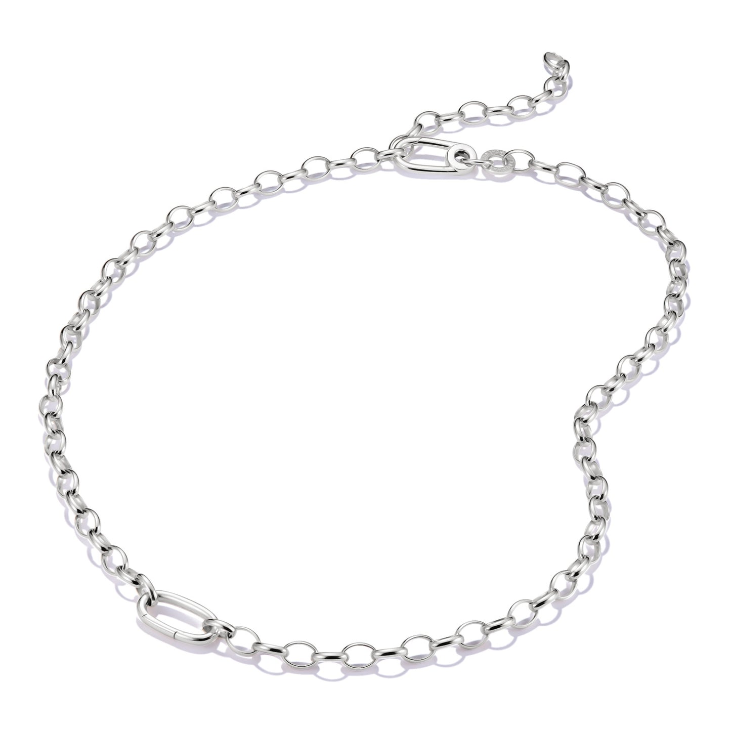 Connect Charm Necklace Silver - 50cm