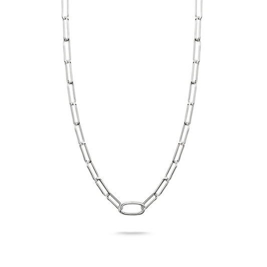 Connect Charm Paperclip Necklace - 50cm