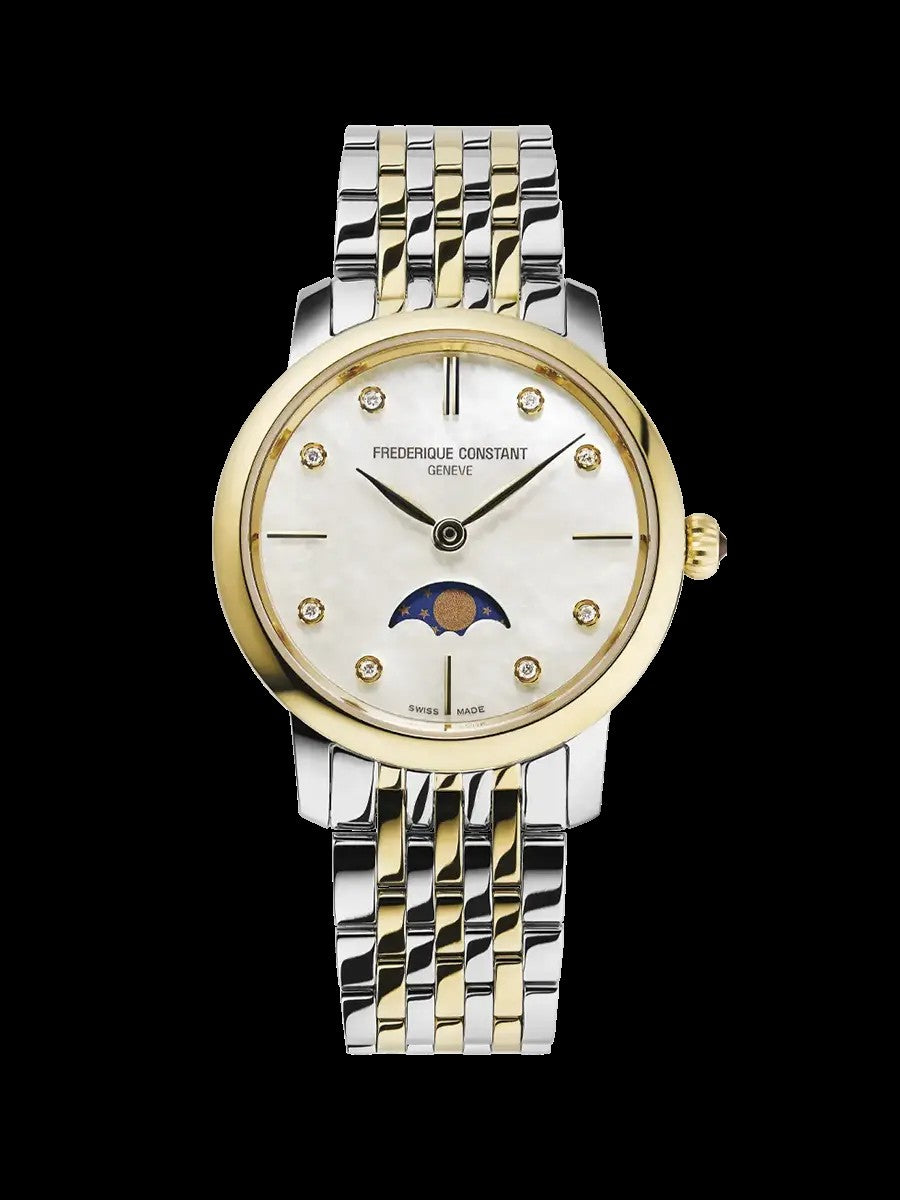 Frederique Constant Classics Slimline Ladies Moonphase Watch