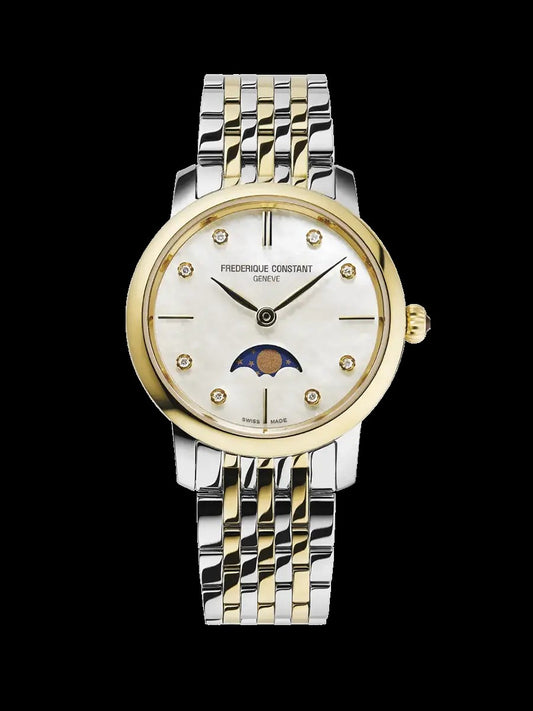 Frederique Constant Classics Slimline Ladies Moonphase Watch