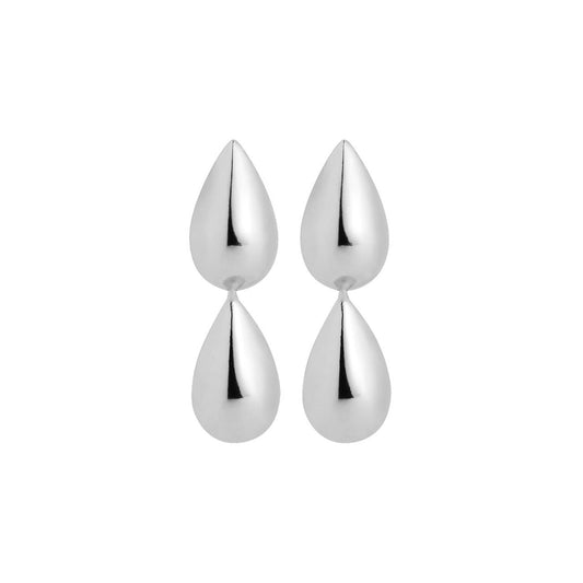 Liora Double Drop Stud Earring