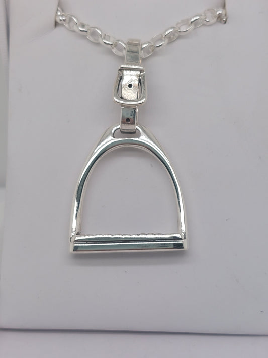 Large Horse Stirrup Pendant