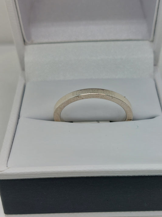 Line Textured Ring