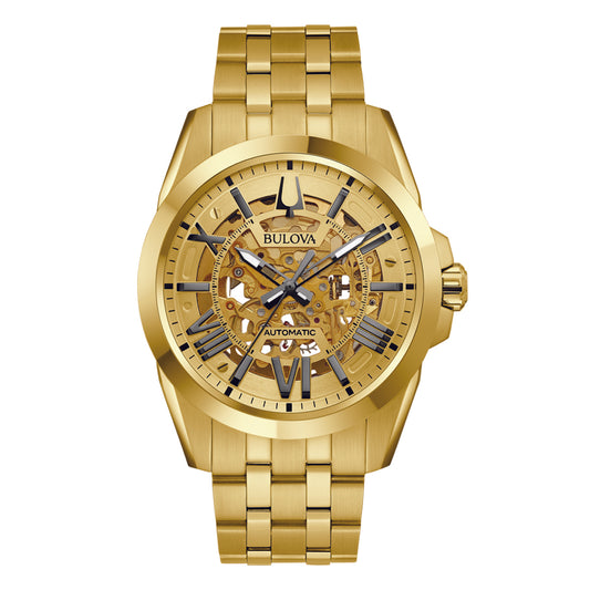 Bulova Gents Gold-Tone Sutton Classic Watch